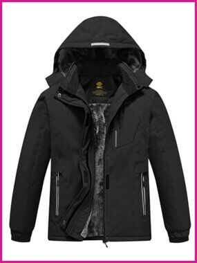 Girls Ski Jacket Winter Snow Coat Fleece Lined Water Resistant Snowboard
